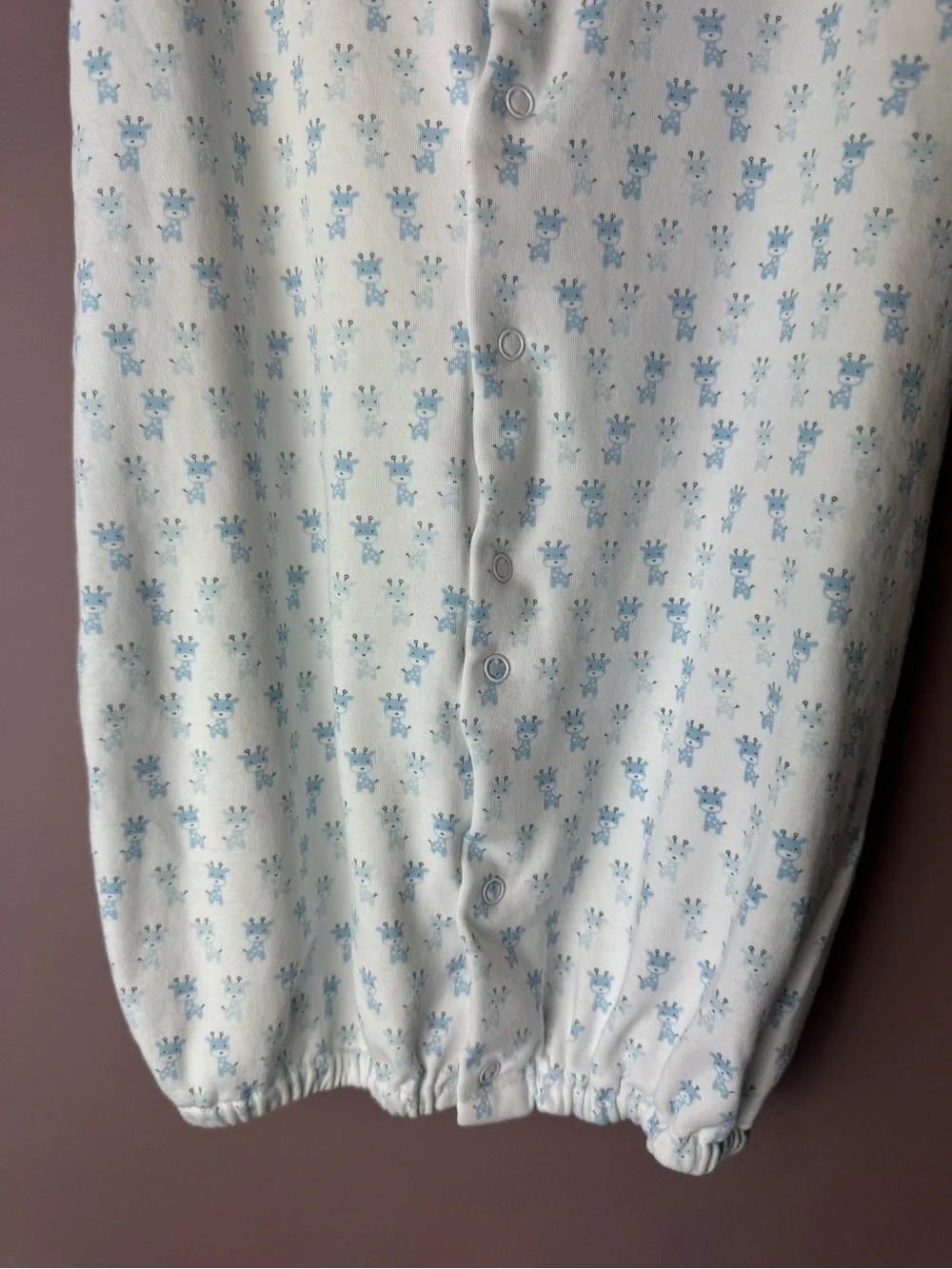 Kissy Kissy Blue Giraffe Convertible Sleep Gown SM